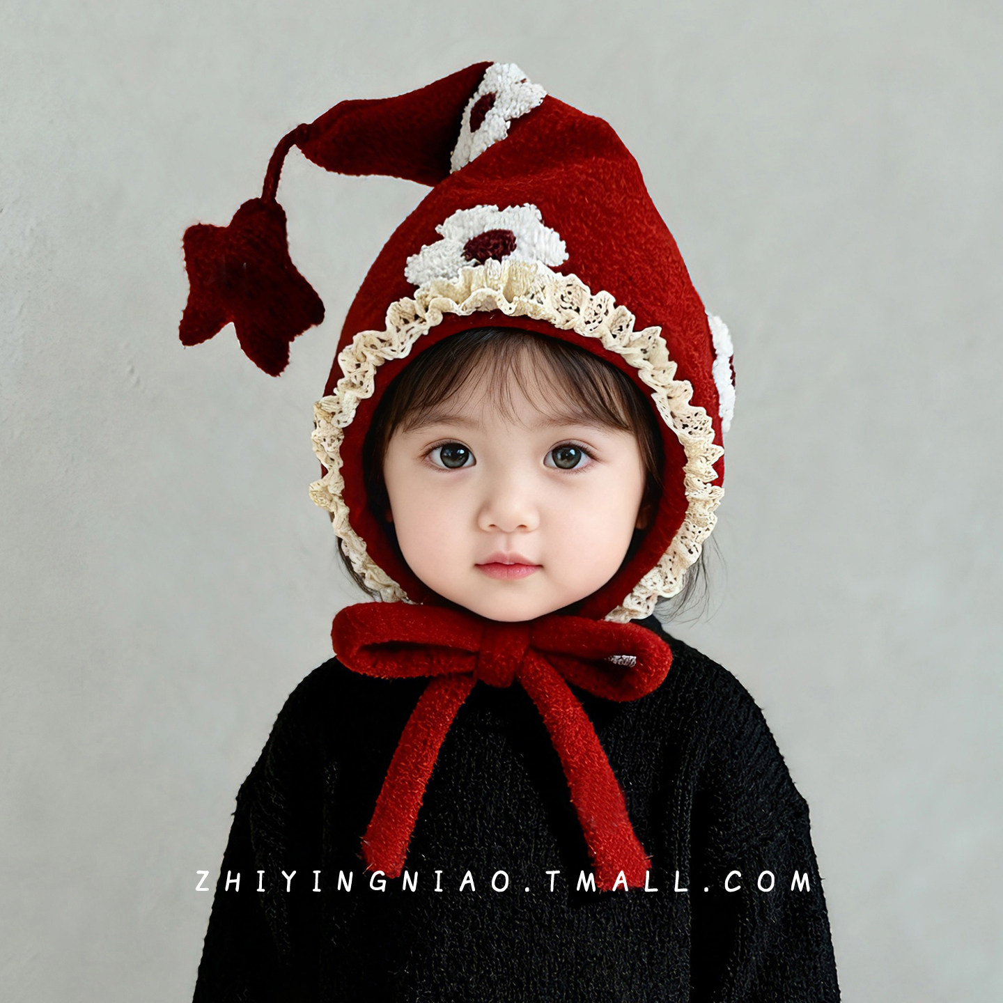 儿童帽子秋冬季护耳帽可爱超萌加厚精灵帽男童女孩外出保暖毛线帽,童装/婴儿装/亲子装,帽子,淘宝优惠券,粉丝福利购,淘宝优惠卷