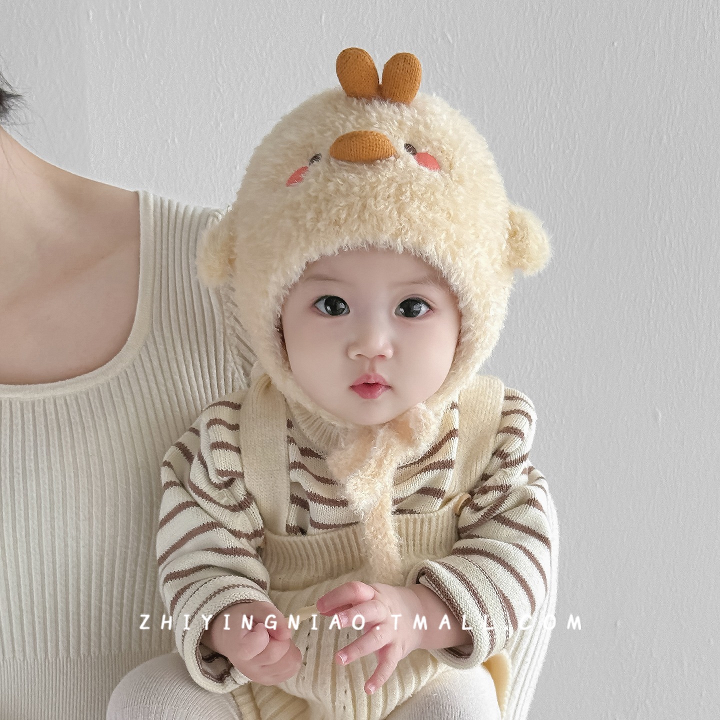 织婴鸟旗舰店可爱超萌婴儿护耳帽