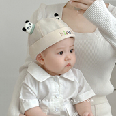 婴儿帽子春秋款 小月龄宝宝海盗帽 地主帽子婴幼儿男童瓜皮帽秋冬季