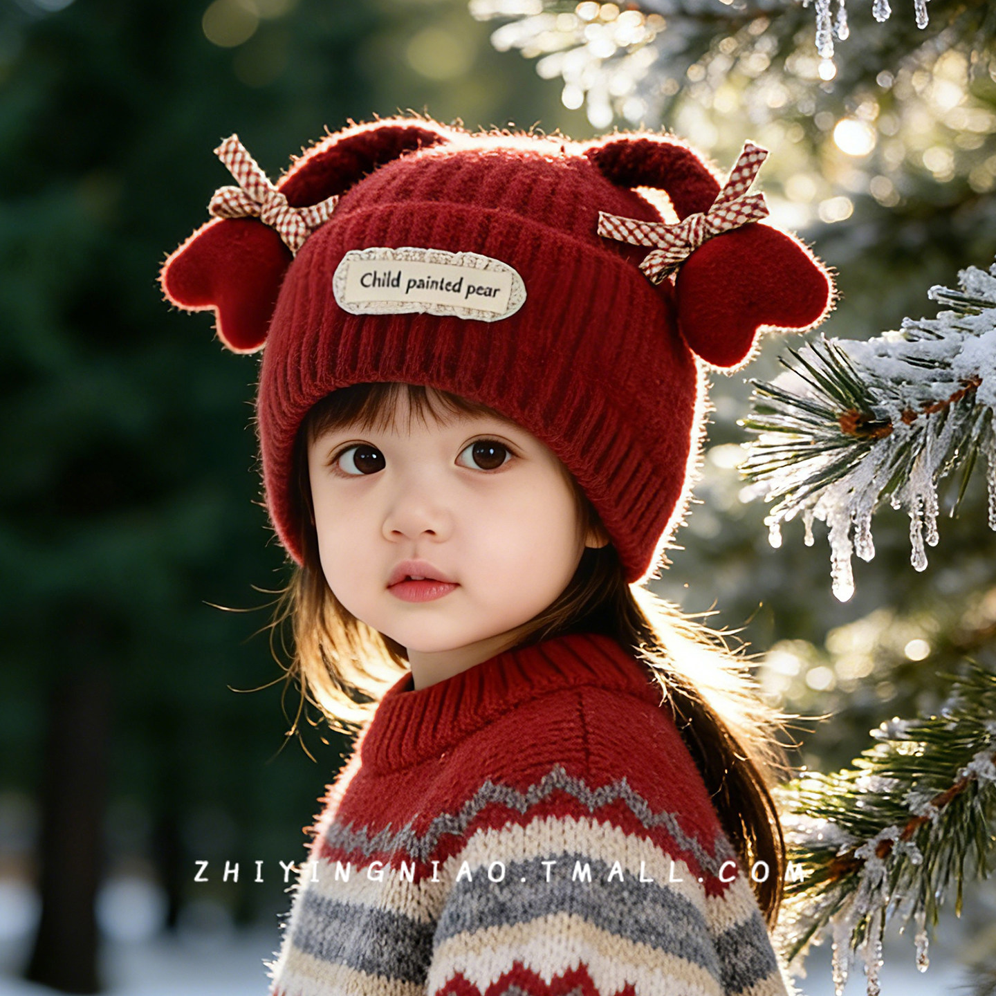 儿童帽子冬季韩版毛线帽可爱超萌女童户外防风套头保暖宝宝针织帽,童装/婴儿装/亲子装,帽子,淘宝优惠券,粉丝福利购,淘宝优惠卷