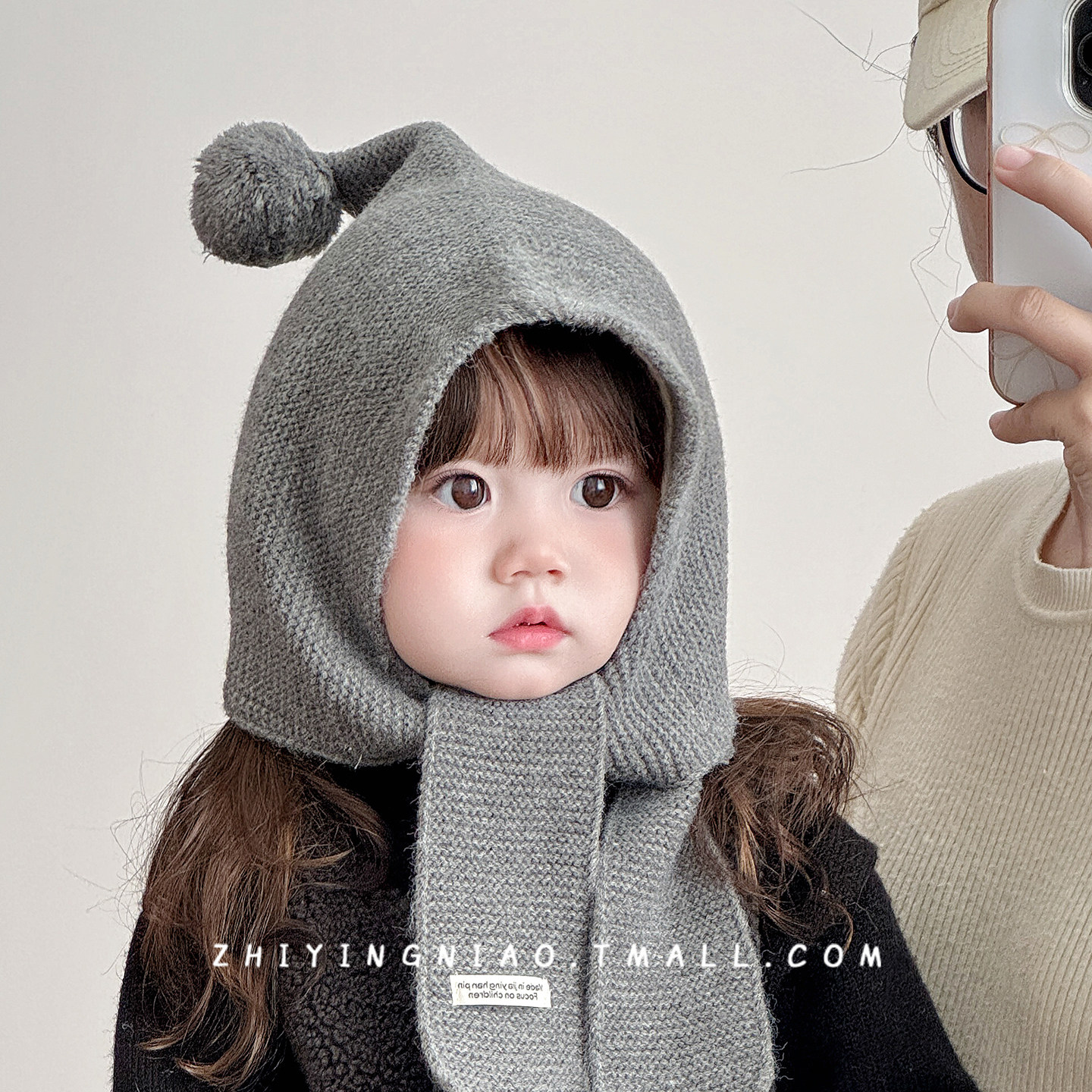 宝宝帽子秋冬季保暖加厚韩版可爱尖尖毛线帽男孩女宝宝防风护耳帽,童装/婴儿装/亲子装,帽子,淘宝优惠券,粉丝福利购,淘宝优惠卷