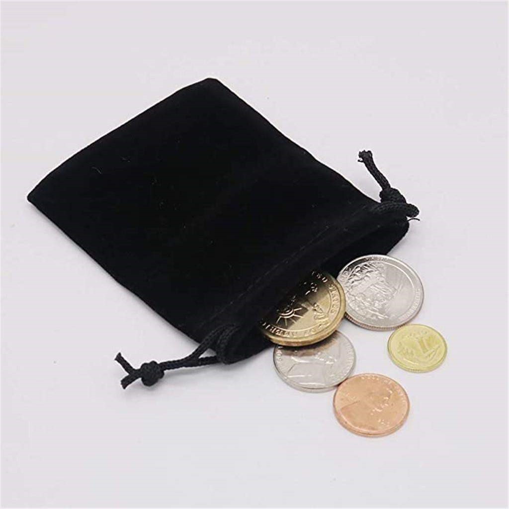 50pcs/lot 7x9cm velvet drawstring pouch bag with jewelry bag