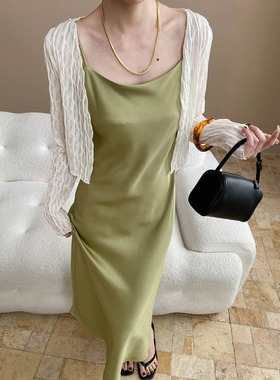 司南 清透夏日 温柔气质肌理感披肩罩衫薄纱防晒开衫百搭 SN7472