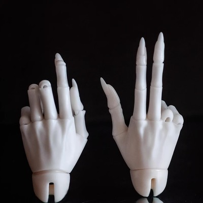 fmd四分关节龙手bjd娃娃关节手