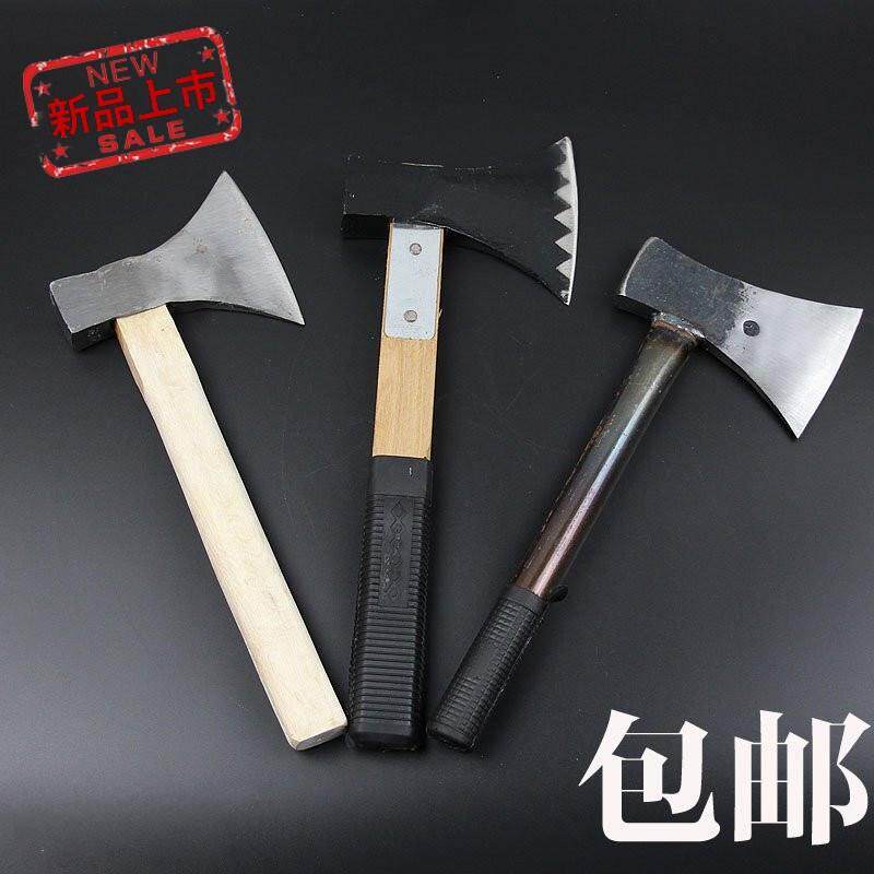 木工斧子纯手工锻打斧头东北斧劈柴斧子消防斧头钢板斧子斧头包邮