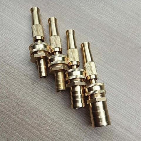 一寸管喷头特价四分六分一寸PVC软管插接水枪喷头 全铜浇花洗车高