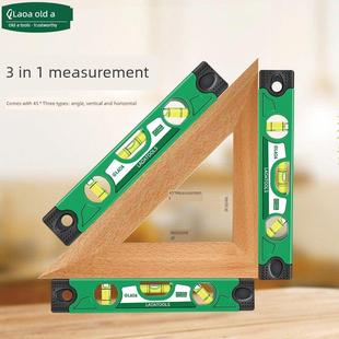德国进口旧A9磁鱼雷水平仪230mm迷你级微测量木工天平