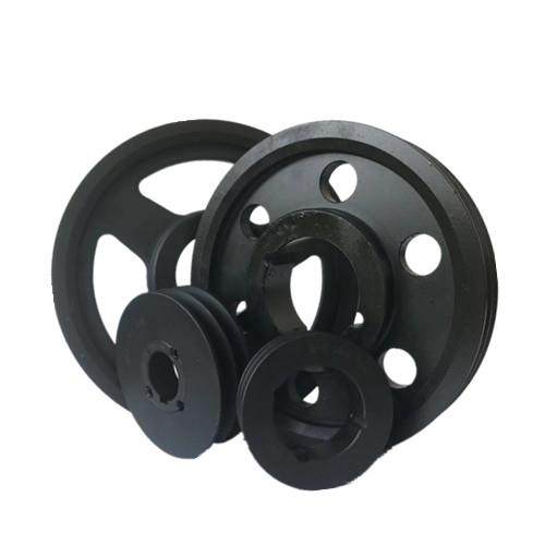 欧标锥套皮带轮SPB-2槽三角皮带盘定制风机电机传动轮子 整套价格