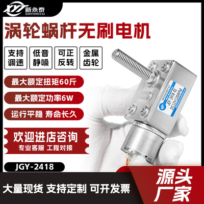 微型涡轮蜗杆直流减速电机新永泰