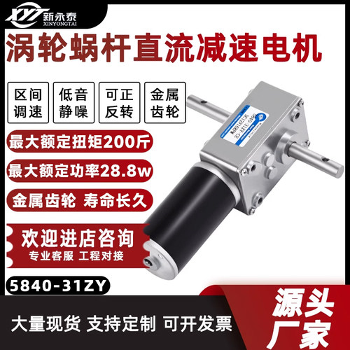 新永泰5840-31ZY双轴减速电机