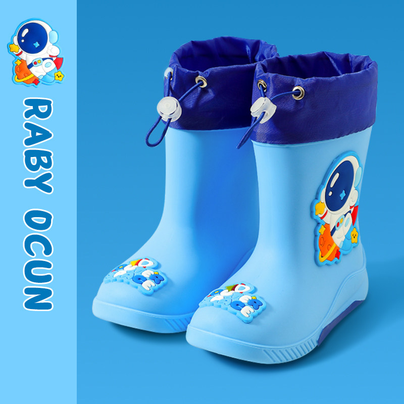 儿童雨鞋男童宝宝防滑雨靴女童学生上学幼儿水鞋防水小孩女款胶鞋