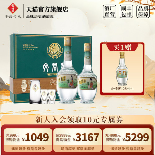 文君浓香型白酒金质1988