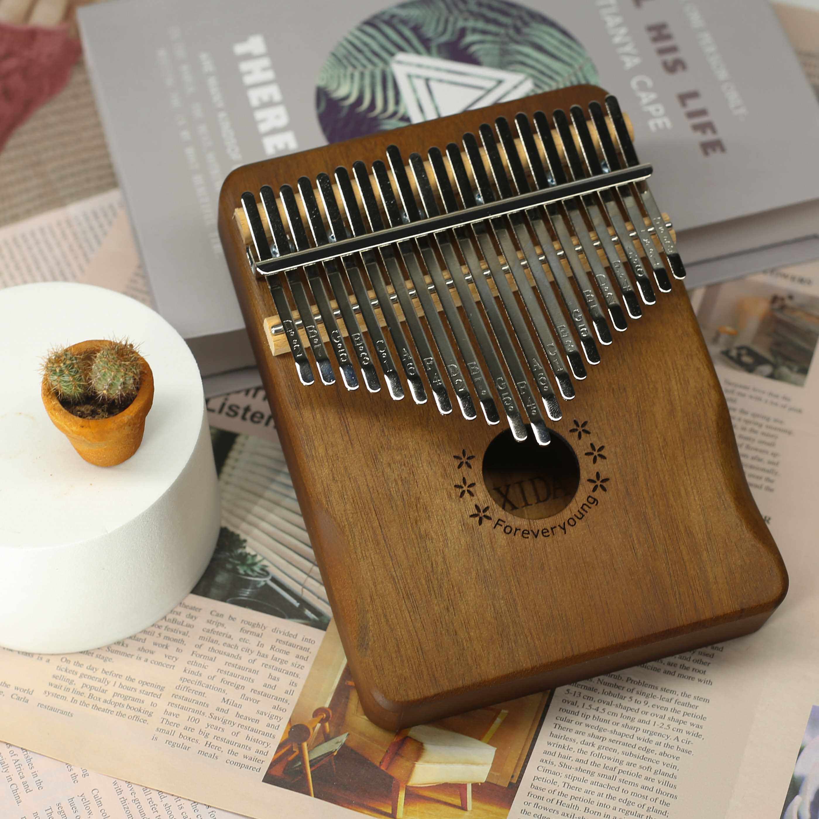 正品卡西达拇指琴正品卡林巴琴17音卡灵巴琴初学者手指琴kalimba