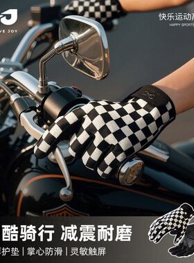 GOLOVEJOY高乐捷骑行手套公路车摩托车全指运动透气防滑耐磨触屏