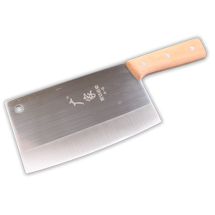 广家 菜刀斩切两用前切后砍 不锈钢手工锻打切片家用厨师斩小骨头