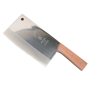 广家 大小号菜刀厨师切片 斩切两用前切后砍斩骨头不锈钢手工锻打