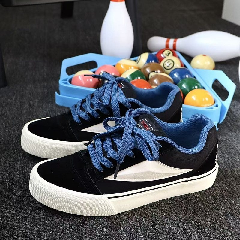 小众设计闪电板鞋男士2026新款网面透气帆布鞋潮流百搭休闲运动鞋,流行男鞋,休闲板鞋,淘宝优惠券,粉丝福利购,淘宝优惠卷