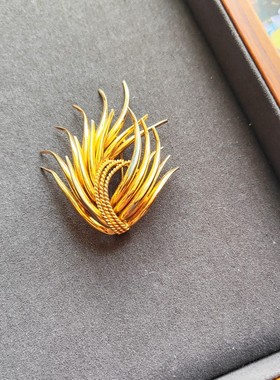 Vintage  Grosse素金胸针