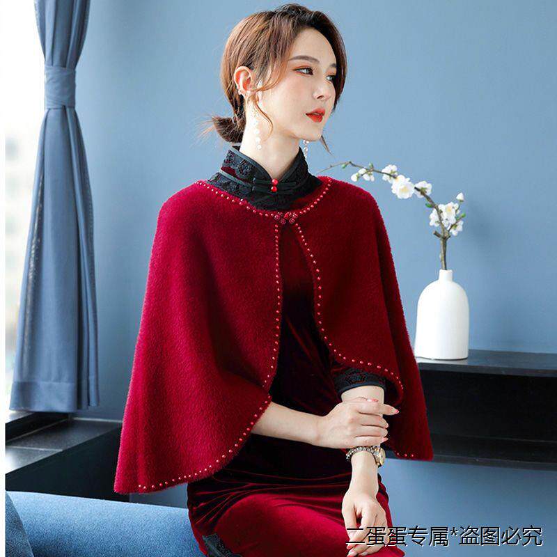 钉珠中国风新娘结婚礼服
