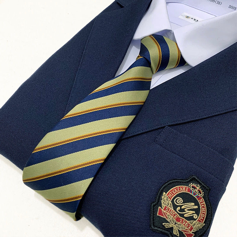 制服条纹领结领带校供款