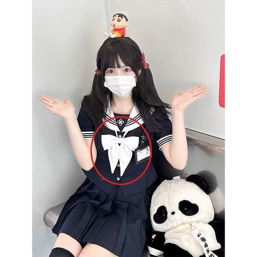 学院风原创jk制服水手服穿搭基础款小时夏长短袖衬衫JK短裙一整套