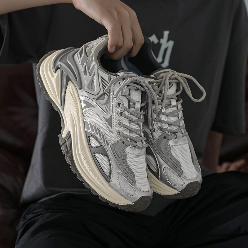 响尾蛇老爹鞋男2024款透气休闲运