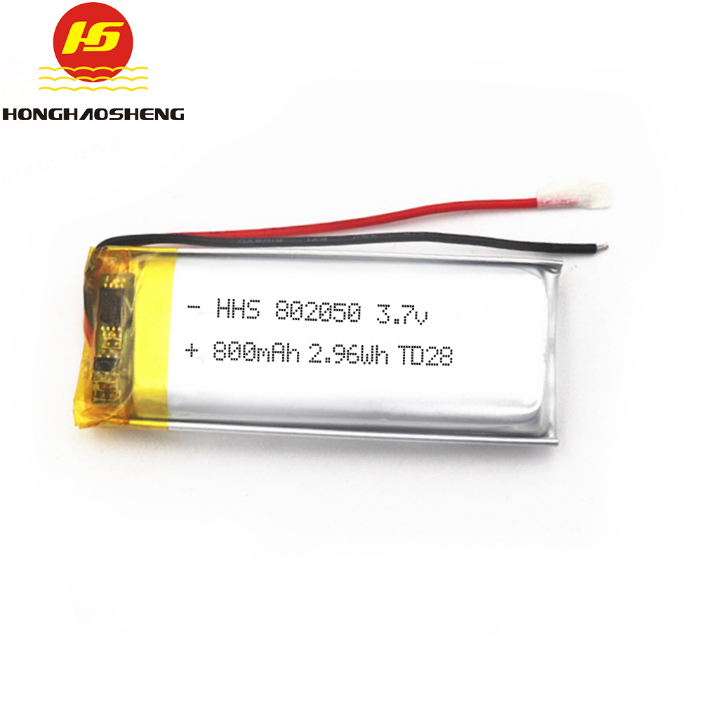 聚合物锂电池802050800mAh3.7V眼镜美容仪头灯口罩电池锂电池组