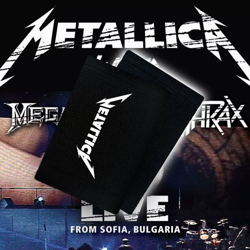 metallica护腕重金属乐队吉他手