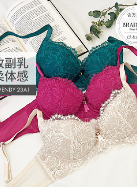 1阶段bradelis new york钢圈调整文胸收副乳小胸聚拢内衣蕾丝柔软