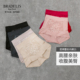 york高腰包臀舒适修臀蕾丝棉混亲肤平角内裤 bradelis new 棉底档