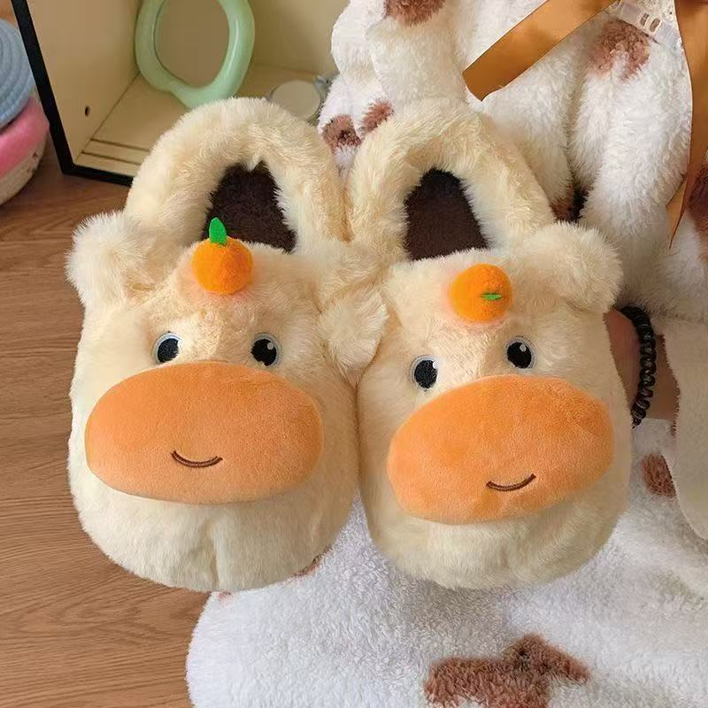 冬季保暖防滑室内棉鞋