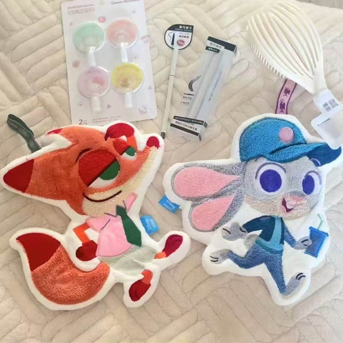 疯狂动物城卡通朱迪狐尼克擦手巾挂式珊瑚绒吸水速干厨房浴室手帕,家庭/个人清洁工具,厨房擦手巾,淘宝优惠券,粉丝福利购,淘宝优惠卷