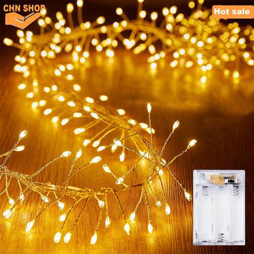 LED Firecracker String Lights Fairy Christmas Decorations