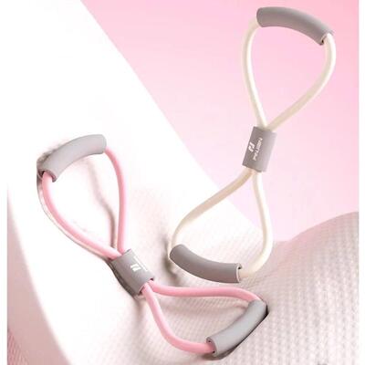 8-shaped Yoga Rope Woman Fitness Pilates Tensioner Chest Exp