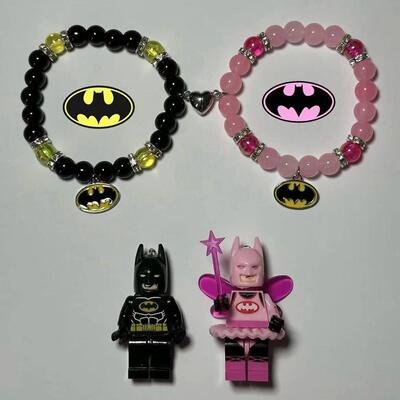2PCS/set Fast And Furious Bat Matching Bracelets For Couples