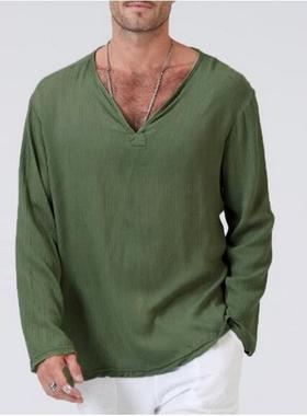 4XL Summer Men's Long Sleeve T-Shirt 男士长袖T恤