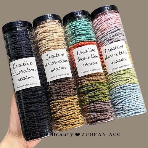 50pcs hair tie head ring hair rope accessories Rubber band绳