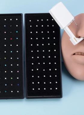 61PCS Nose Piercing Kit Including 1pc Disposable Nose Pierci