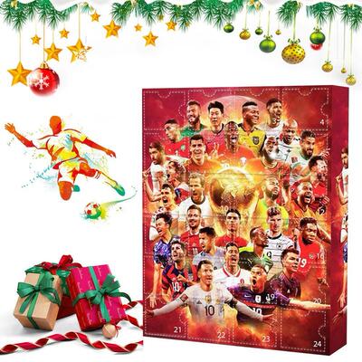 Soccer 24 Days Christmas Countdown Calendar Sports Xmas Coun