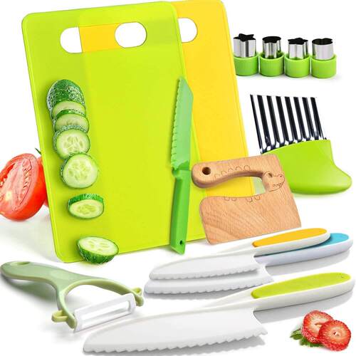 13 Pieces Montessori Kitchen Tools for ToddlersKids Cooking