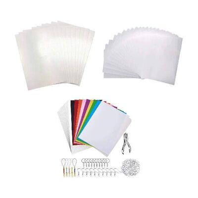 Heat Shrink Plastic Sheets DIY Blank Shrink Film Paper