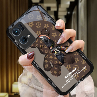 适用oppoReno7pro手机壳PFDM00手机套OPPO的保护套5G新款Reno7pro防摔硅胶男女款玻璃可爱软壳硬壳高级感全包