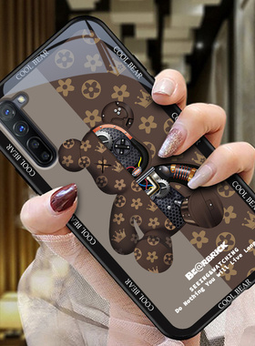 适用OPPOReno3元气版5G手机壳PCRT01的手机套新款oppo防摔Reno3元气版软壳硅胶男女款玻璃网红高级感可爱薄全