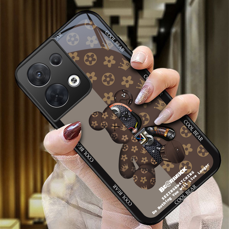 适用OPPOReno8手机壳PGBM10的手机套oppo新款reno8防摔5G软壳硅胶男女款玻璃网红高级感可爱超薄全包个性卡通