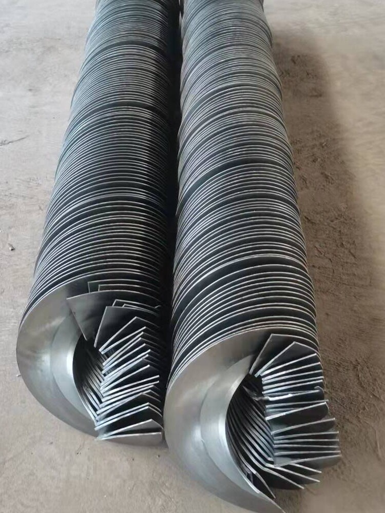 卧式搅拌机螺旋叶片304连续一体螺旋叶片锰钢蛟龙专业制作绞龙