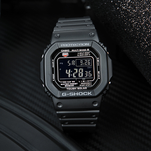 M5610U 小红圈太阳能电波GW 卡西欧手表男女复古小方块新款