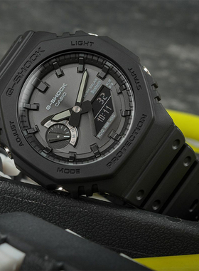 卡西欧G-SHOCK手表男太阳能蓝牙新款农家橡树GA-B2100-1A1/2A/3A