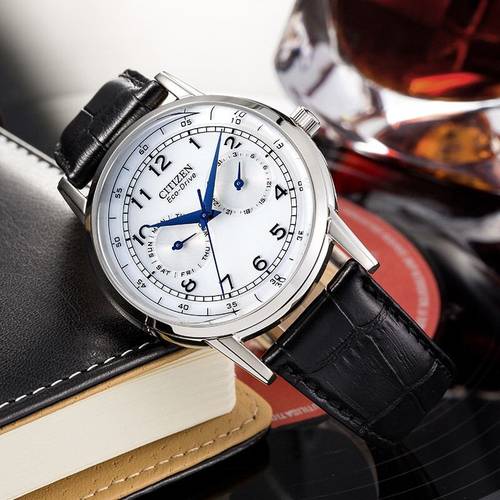 西铁城光动能小蓝针手表