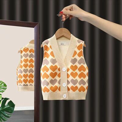 女童春装2022新款韩版背心