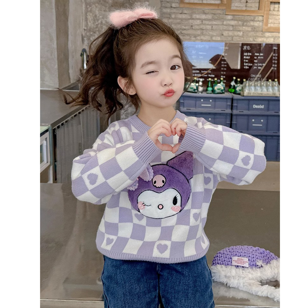 毛衣2023女童毛衣韩版秋冬季